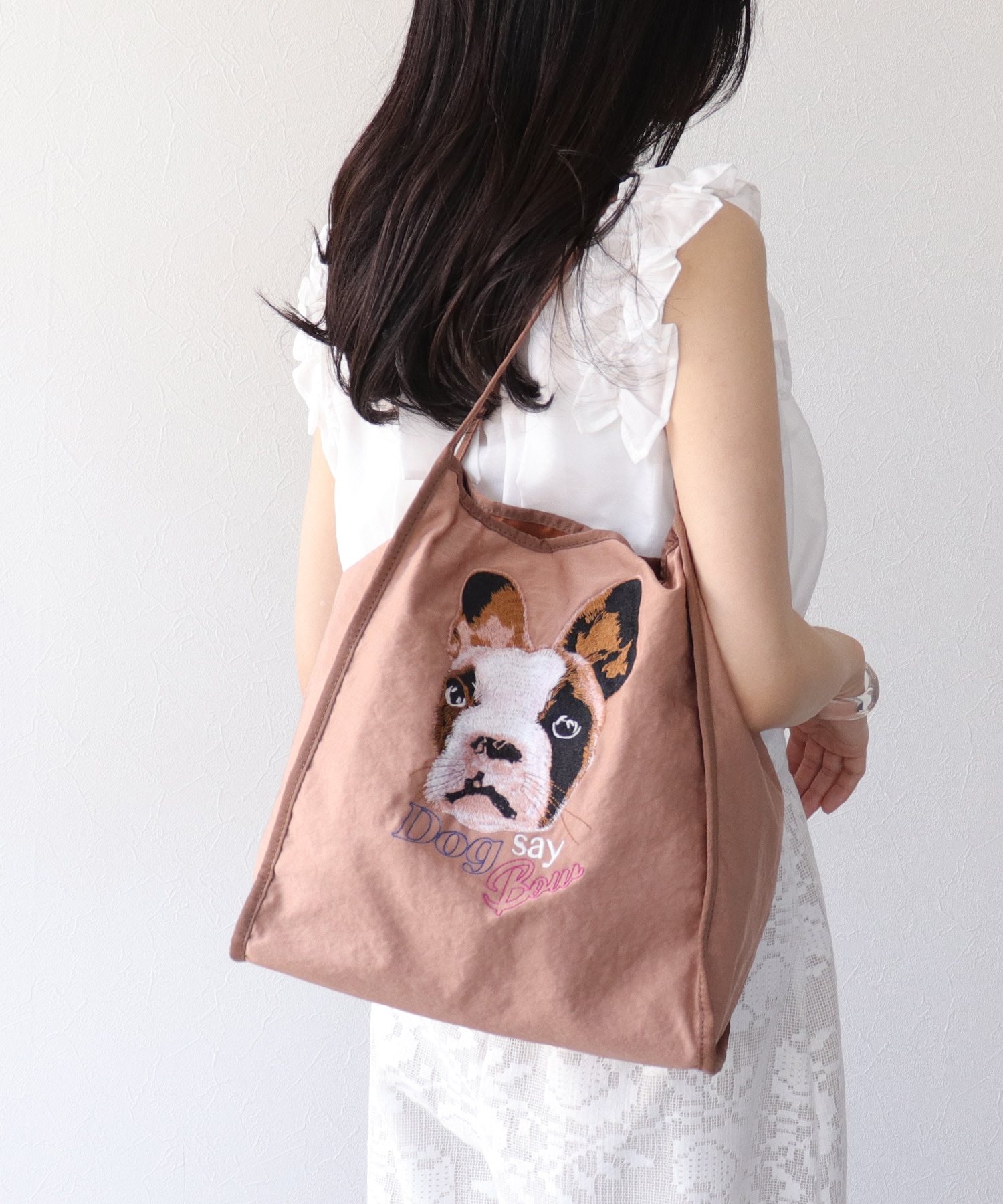 😽アニマル刺繍トートBAG💛｜スリーフォータイム｜ショップ
