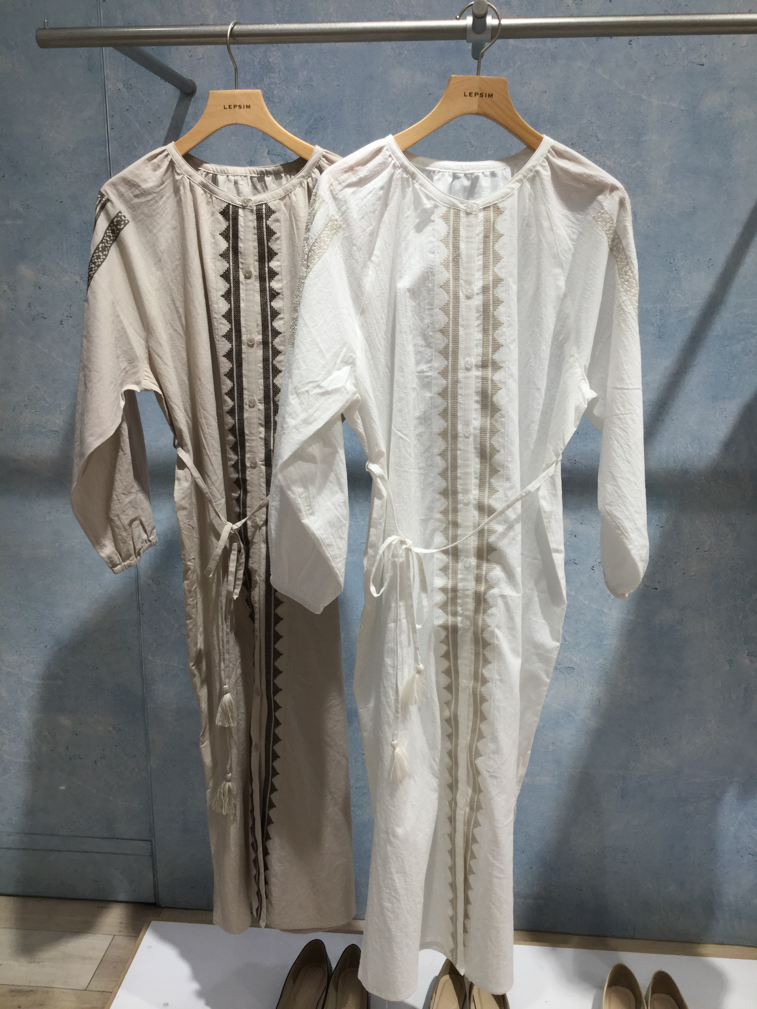 Lepsim 刺繍ワンピース レプシィム ショップニュース トリエ京王調布 京王線調布駅よりすぐのショッピングセンター
